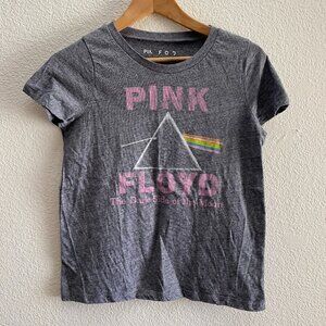 Pink Floyd Dark Side Of The Moon Semi-Sheer T-Shirt Gray Color Size Small